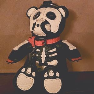 Coach Halloween Skeleton Bear Bag Charm